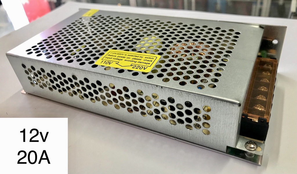 Fuente De Voltaje Simétrica 12V 20A