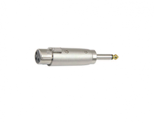 Adaptador XLR Hembra A Jack De 1/4" Mono Gio