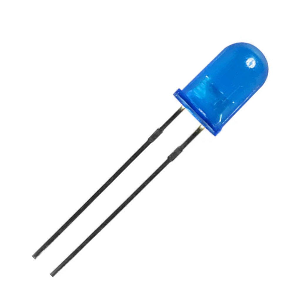 LED 5mm Difuso Azul