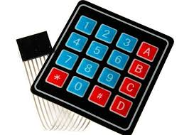Teclado Matricial de Membrana 4x4