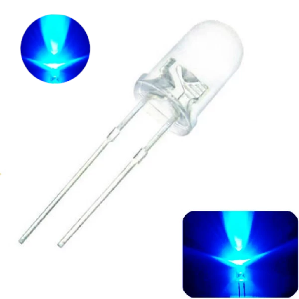 LED 5mm Ultrabrillante Azul Intermitente