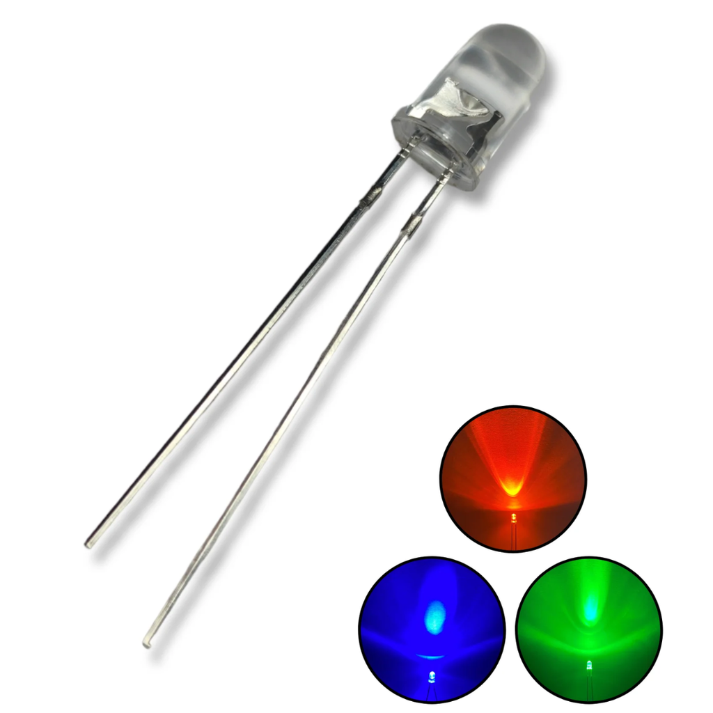 LED 5mm Ultrabrillante RGB Lento