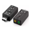 Adaptador De Audio 7 Canales USB-A Macho a 2 Jack 3.5mm Audio + Micrófono ETOUCH