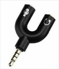 Adaptador Audio+Mic A Un Solo Plug 3.5Mm Etouch