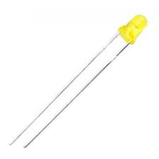 LED 3mm Difuso Amarillo