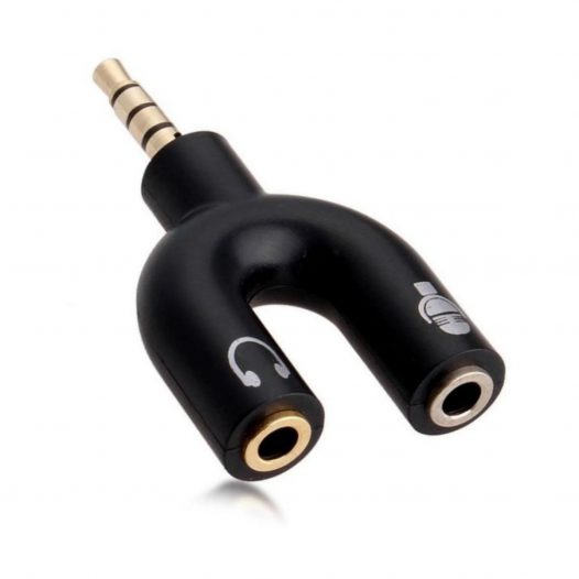 Adaptador de Audio Plug 3.5mm a 2 Jack Audio + Micrófono Super Estéreo TRRS ETOUCH