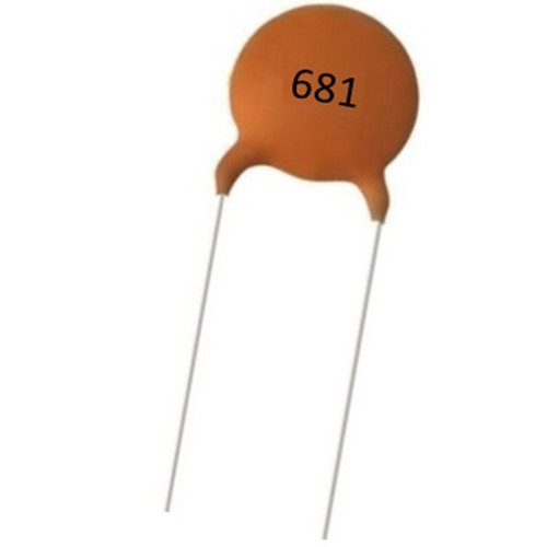 Capacitor Cerámico 681 50V 680pF 0.68nF 0.00068uF