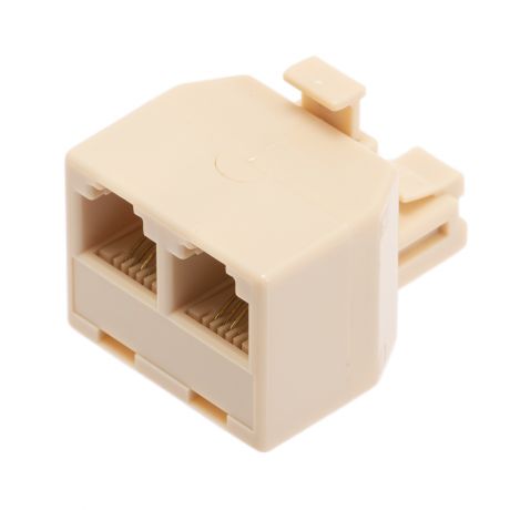 Splitter Para Rj11 De 1 Macho A 2 Hembras