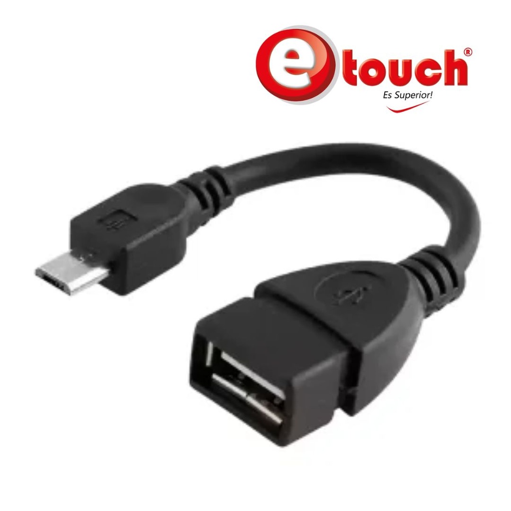 Cable OTG Micro-USB Macho a USB-A Hembra ETOUCH