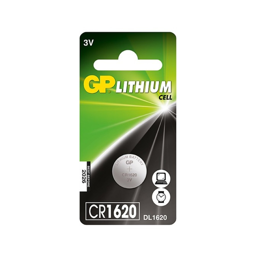 Bateria CR1620 GP 3V