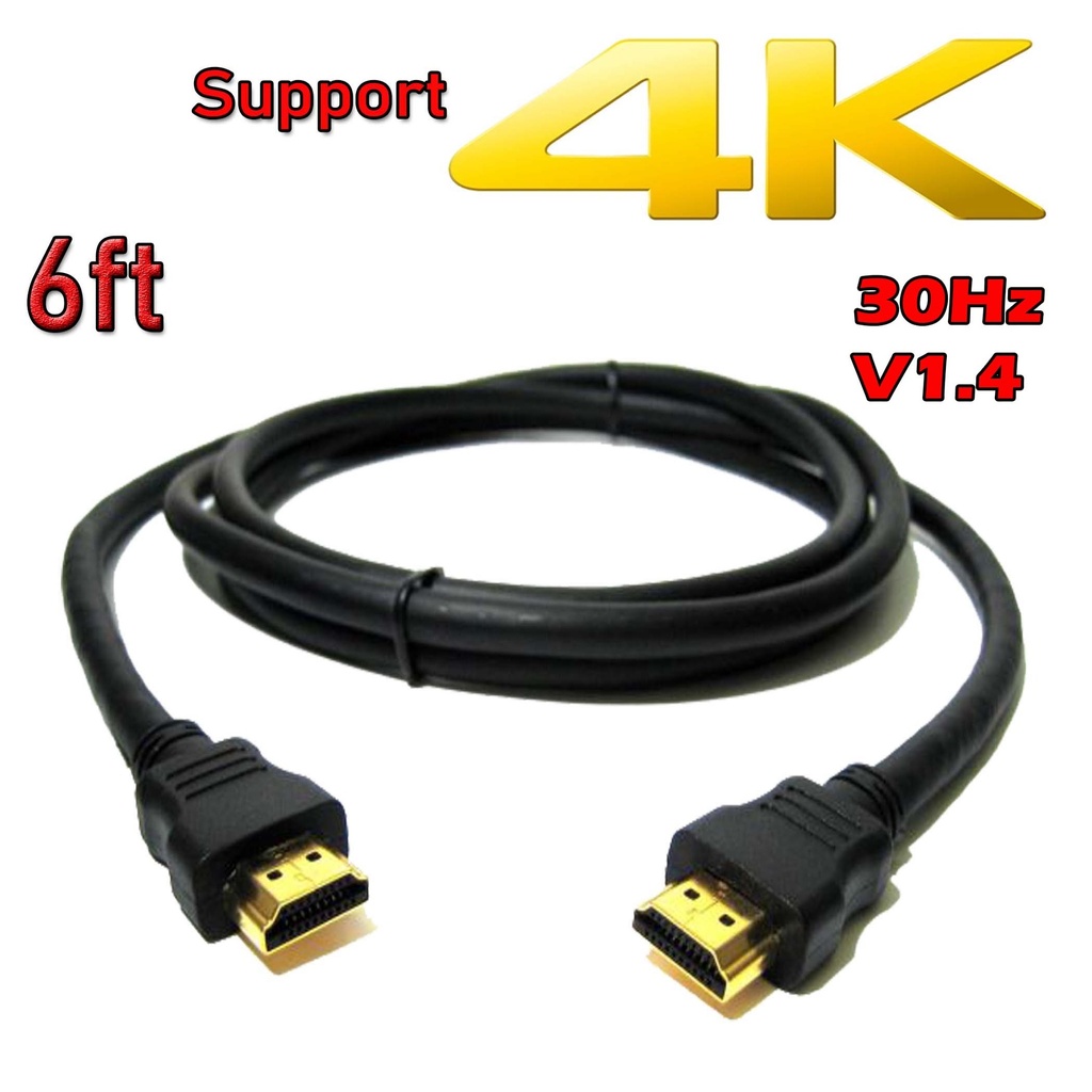 Cable Extensión HDMI Macho a Macho 1.8 Metros 6 Pies ETOUCH