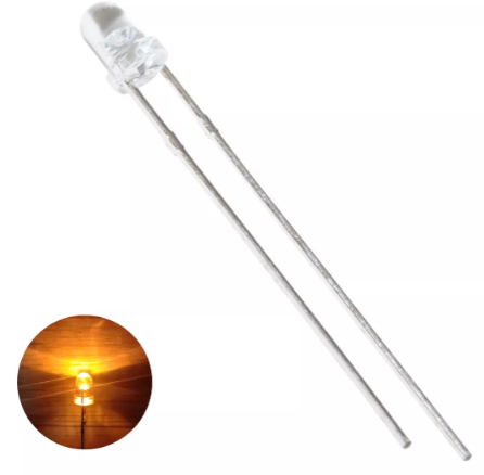 LED 3mm Ultrabrillante Amarillo