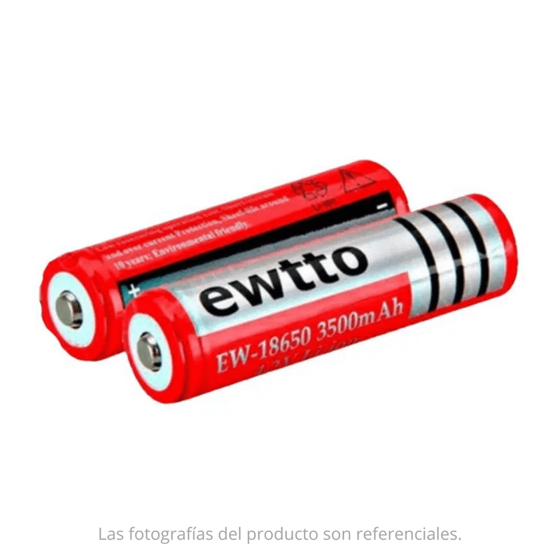 Bateria (Par) 18650 3500 Ma 4.2V Ewtto