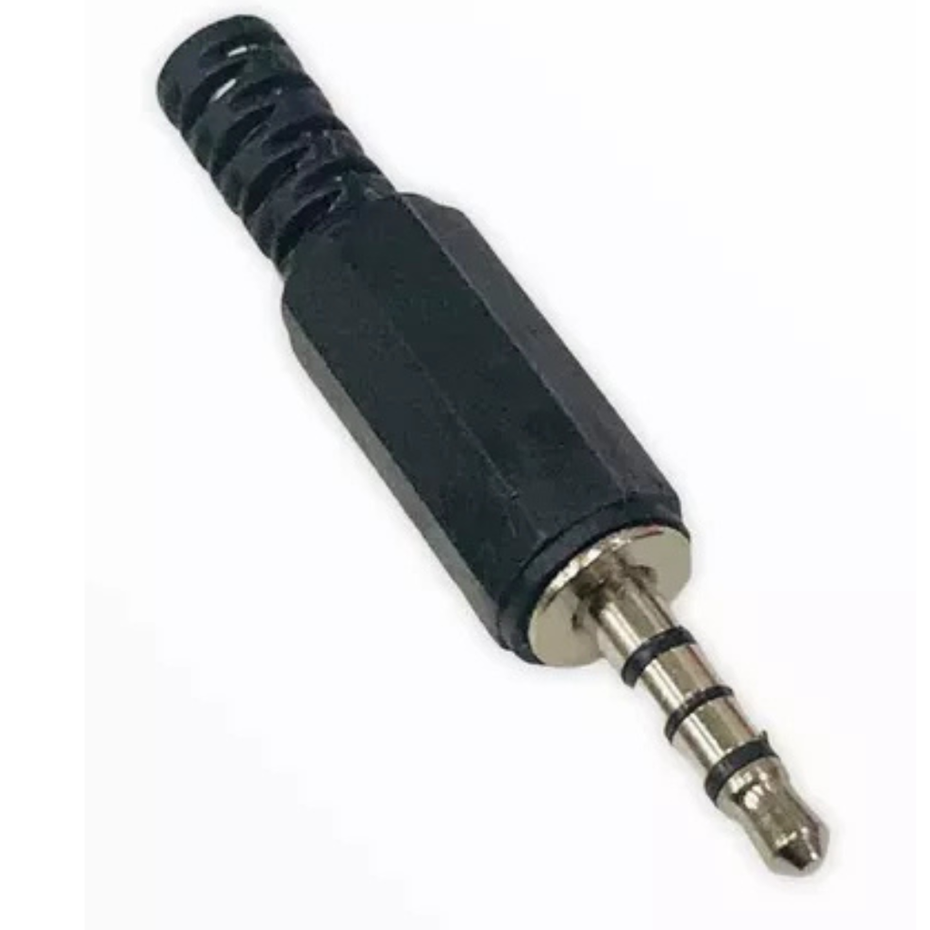 Plug 3.5Mm Super Stereo Plastico Trrs