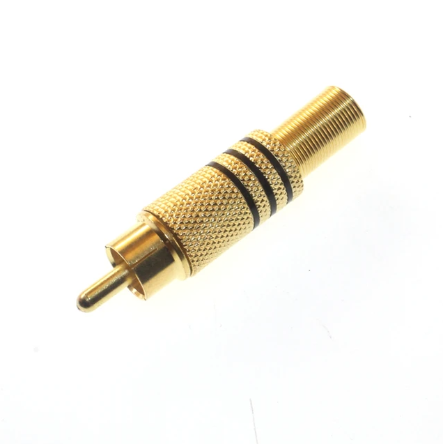 Rca Metal Macho Negro Dorado