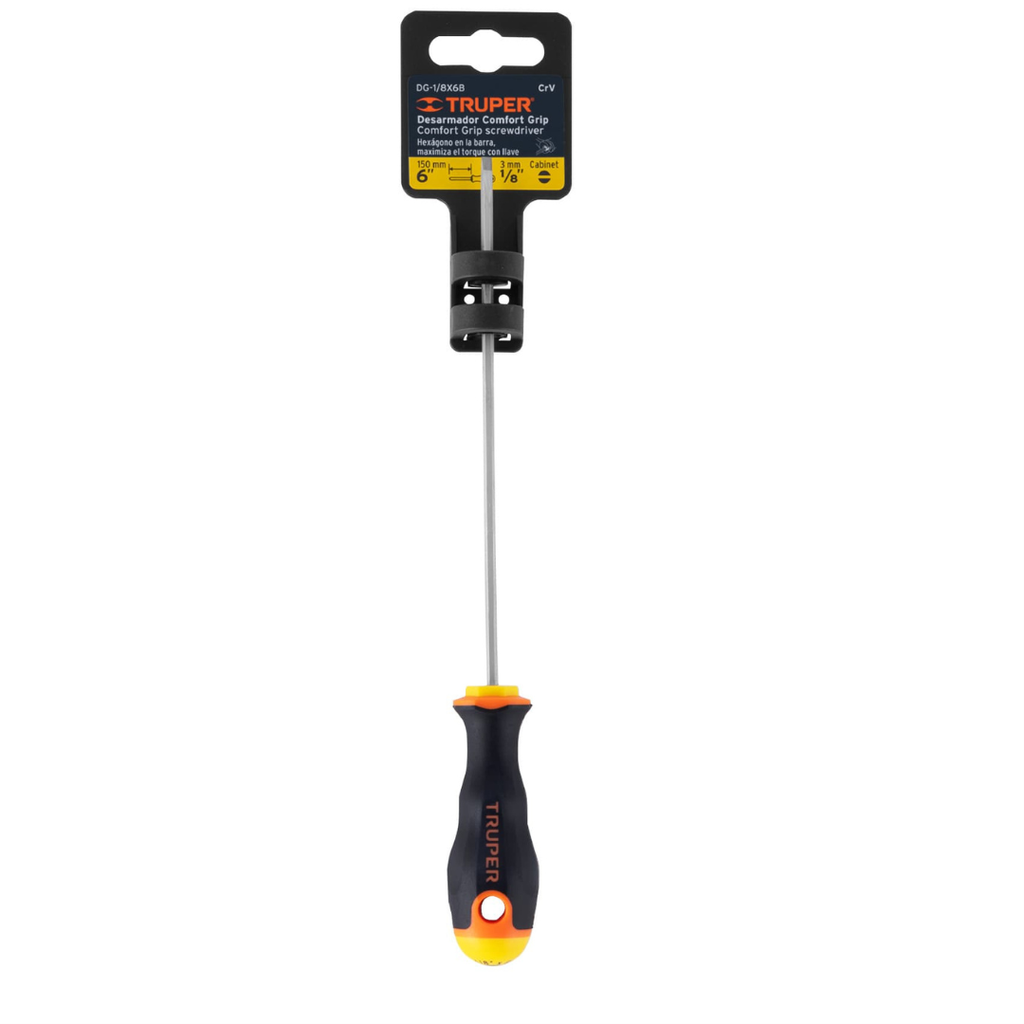 Desarmador Plano Confort Grip 1/8¨