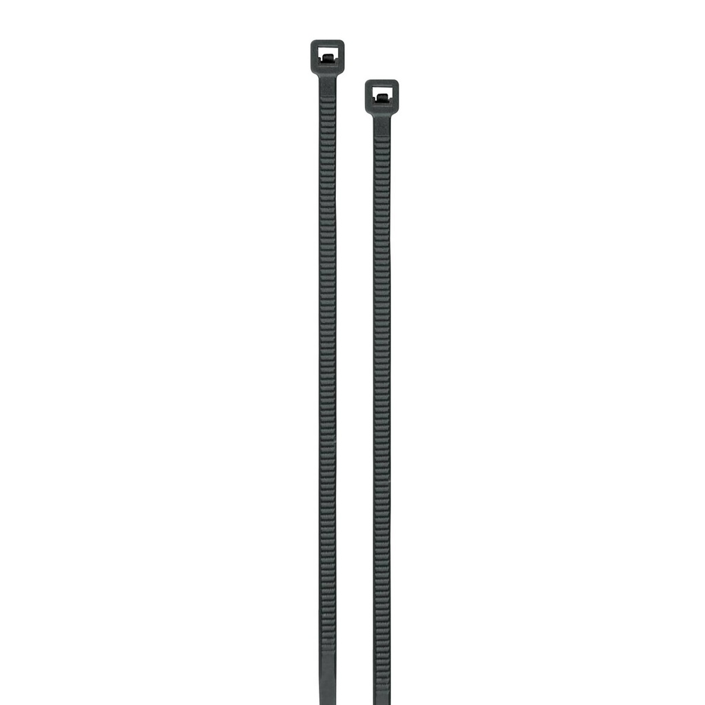 Cincho Plástico 18Lbs 150Mm Negro Volteck Bolsa 100