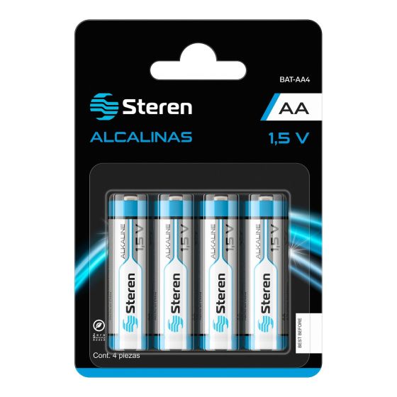 Bateria Alcalina Steren 4 AA