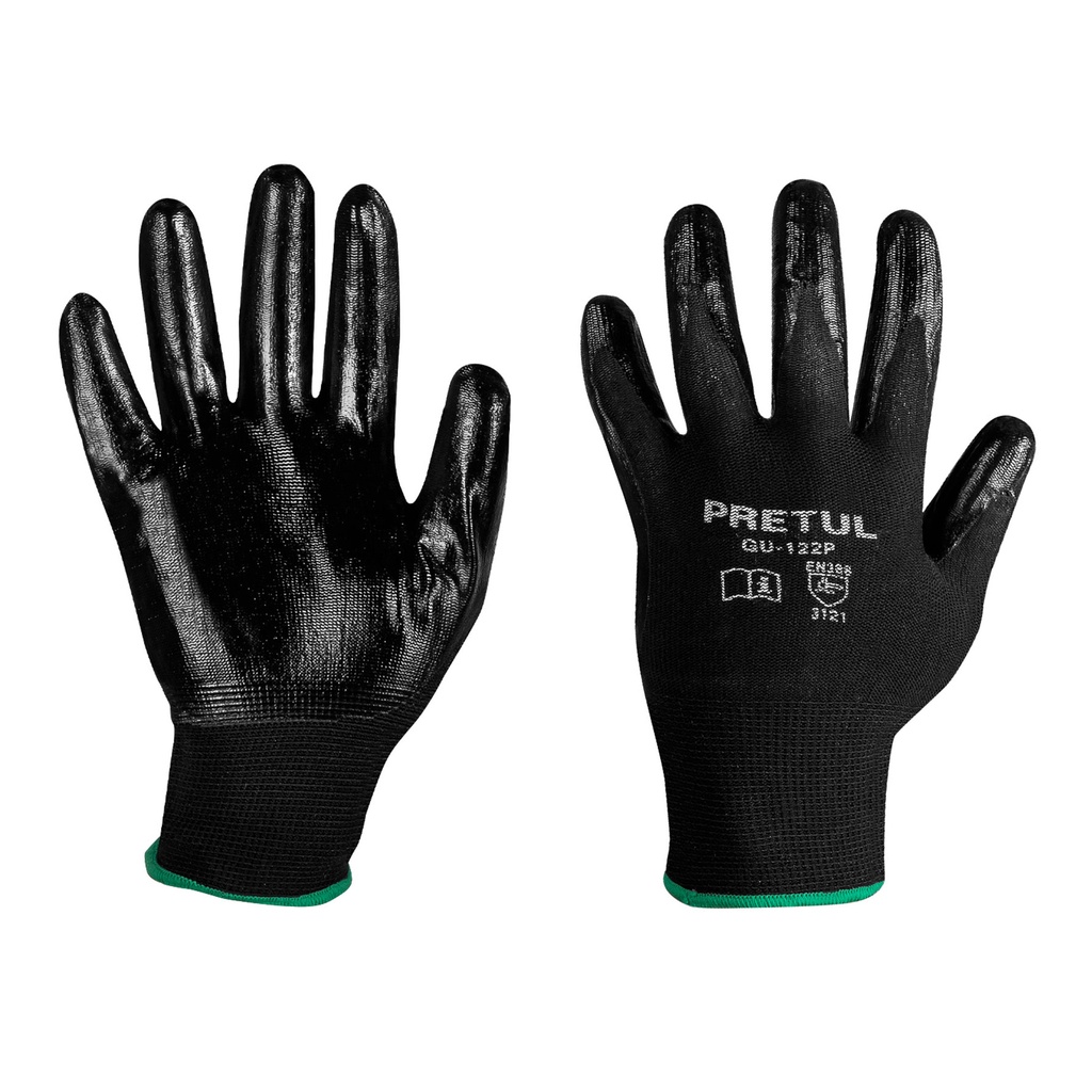 Guantes Pretul (M) Recubierto De Nitrilo Gu-122P
