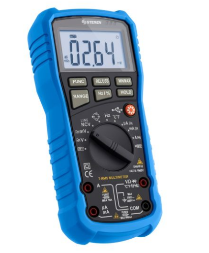 Multímetro Profesional Auto-Rango USB Steren