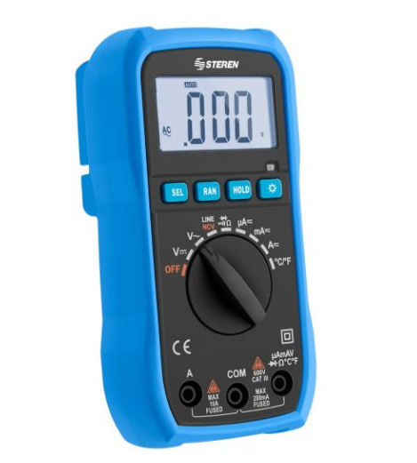 Multímetro Digital Auto-Rango NCV Steren