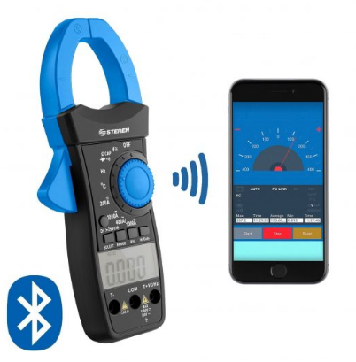 Multimetro De Gancho Con Bluetooth Steren