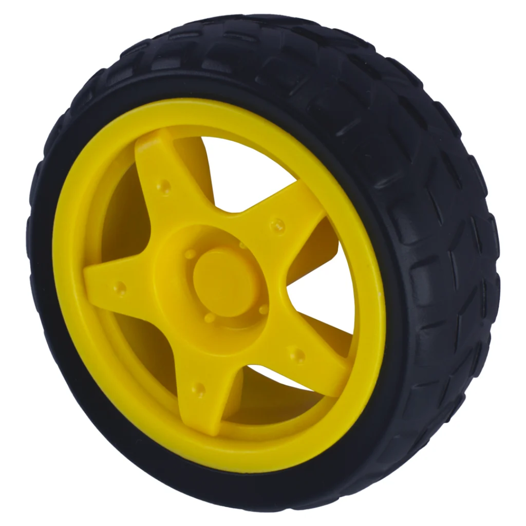 Llanta Para Motorreductor Amarillo