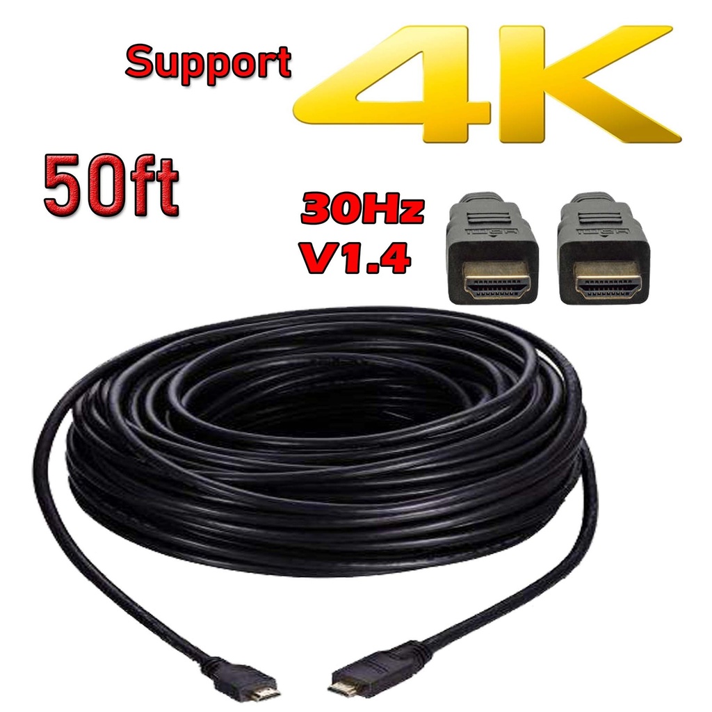 Cable Extensión HDMI Macho a Macho 15 Metros 50 Pies ETOUCH