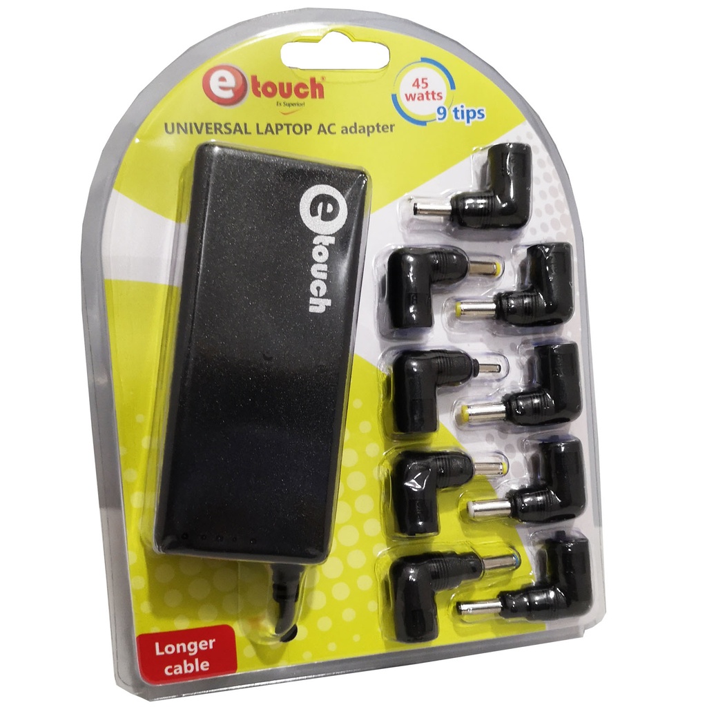 Cargador Universal Para Laptop 45W Etouch