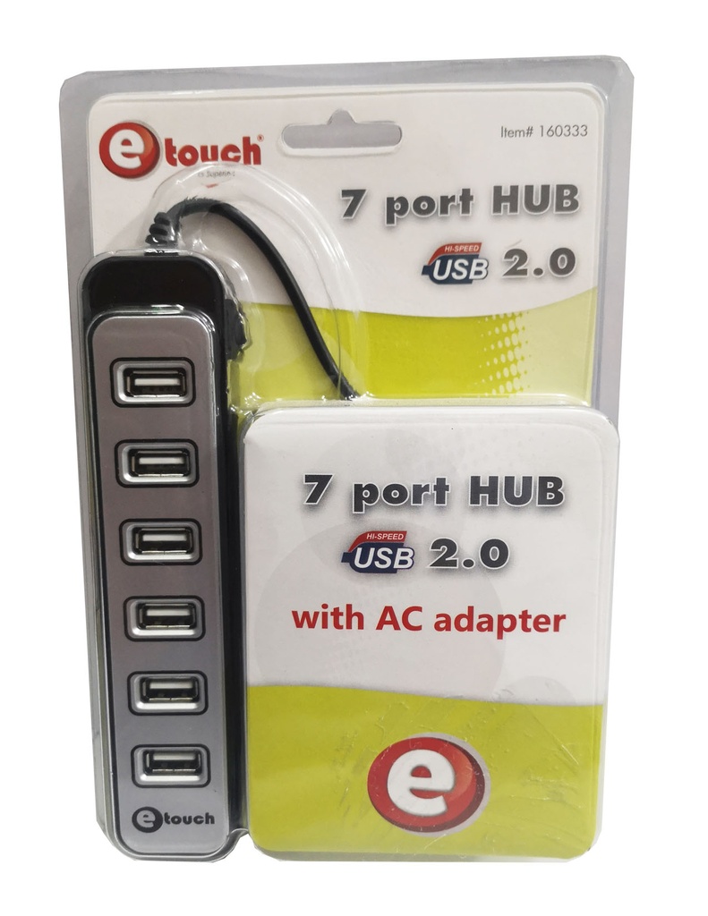 Hub Usb 2.0 7 Puertos Etouch