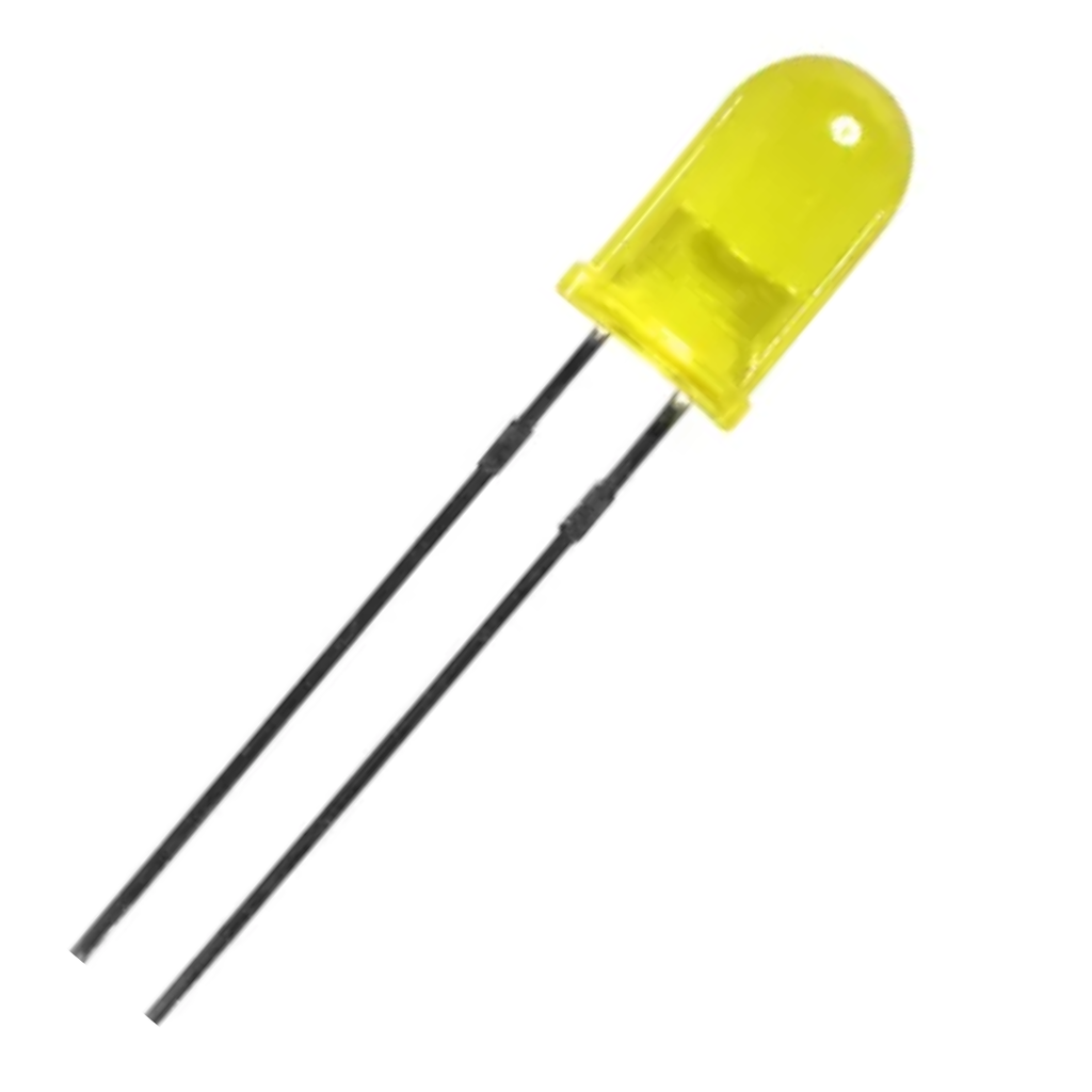 LED 5mm Difuso Amarillo