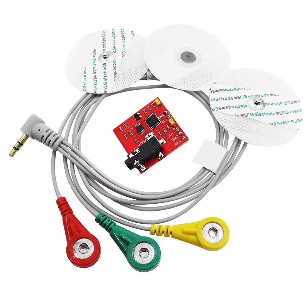 Modulo Sensor de Musculo EMG  V3.0 con Cable y Electrodos