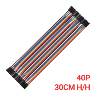 Cable Dupont H-H 30cm Paquete 40 Piezas