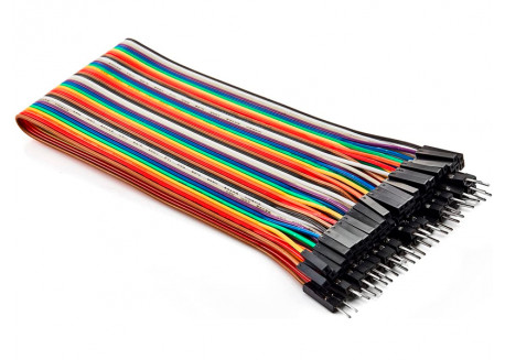 Cable Dupont M-H 40cm Paquete 40 Piezas