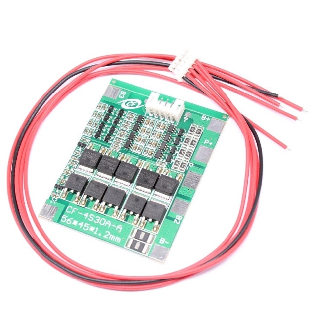 Modulo De Proteccion De Baterias 18650 Bms 4S 30A