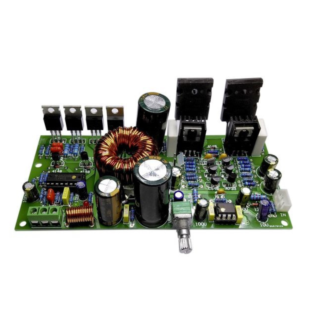 100W Módulo Amplificador Mono Transistorizado Clase AB 2SA1943 2SC5200 12-14V