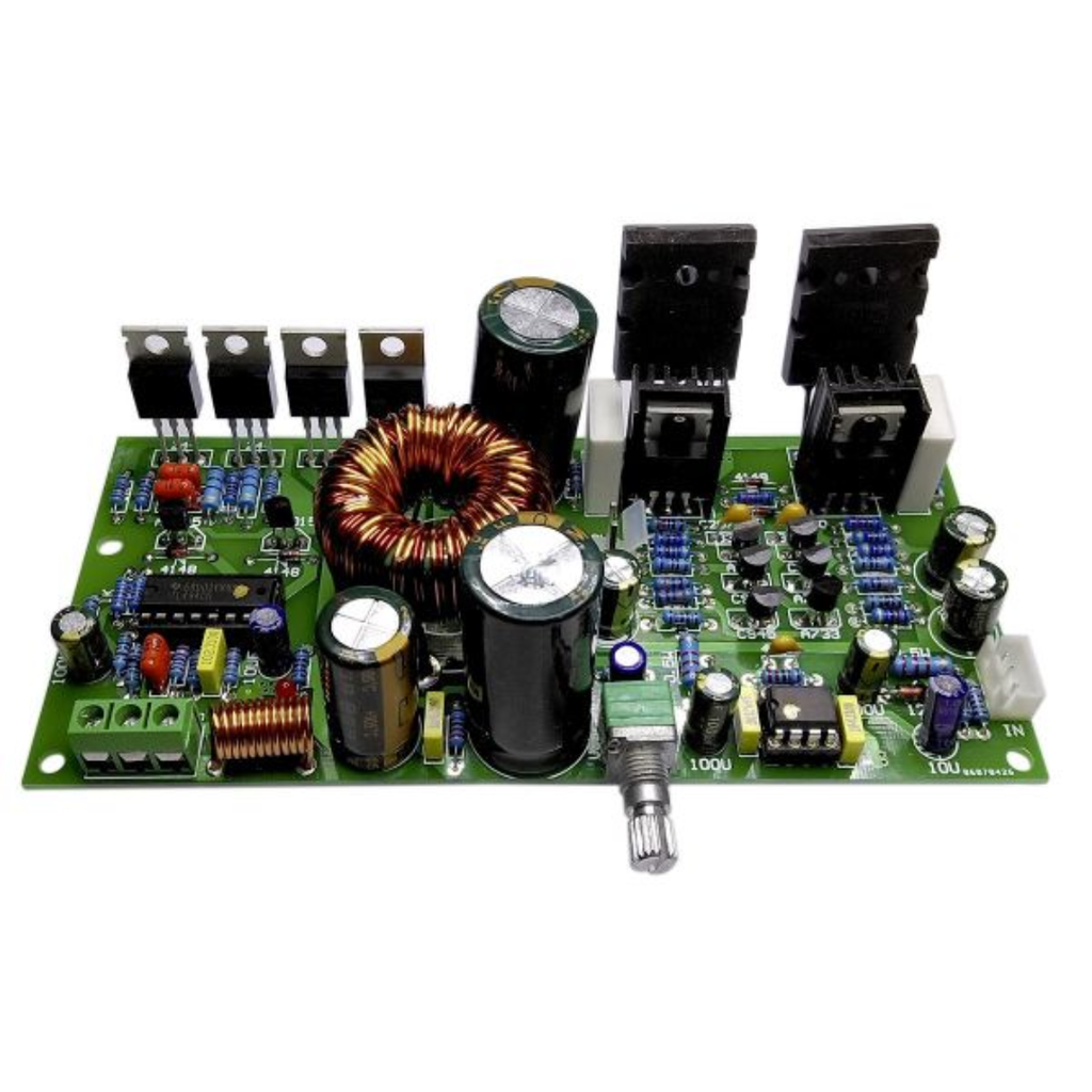 Modulo Amplificador Transistorizado Clase AB Mono 100W A1943/C5200 12-14v Con Potenciometro