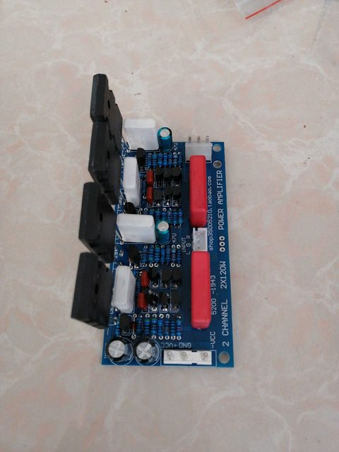Modulo Amplificador Stereo 2X120W A1943 C5200