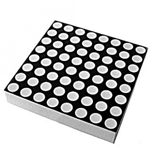 Matriz Led 60x60mm 8x8 Puntos Color Rojo 2088BS
