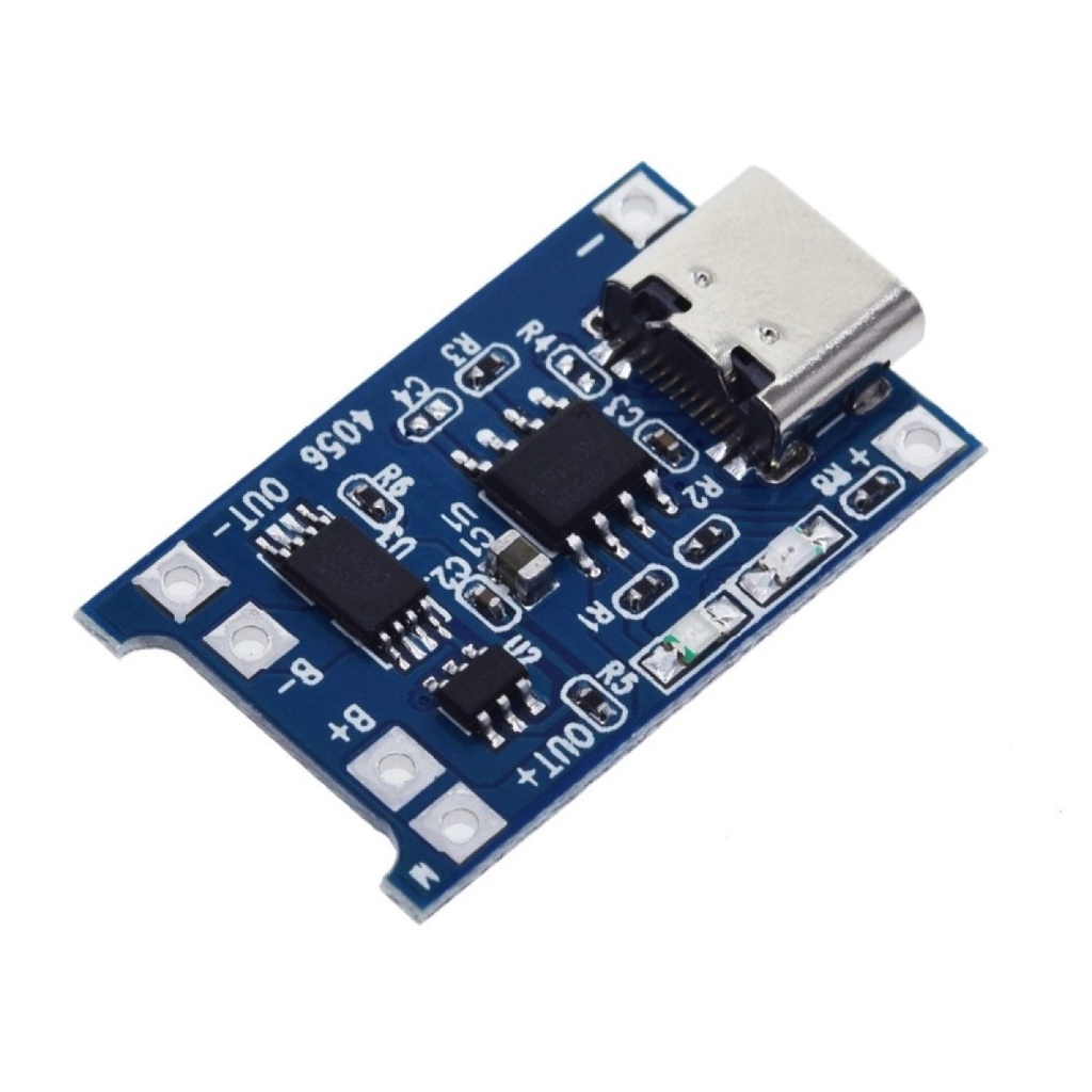 Modulo Cargador De Bateria De Litio Tp4056 Usb Tipo C