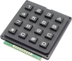 Teclado 4X4 Con Recubrimiento De Goma