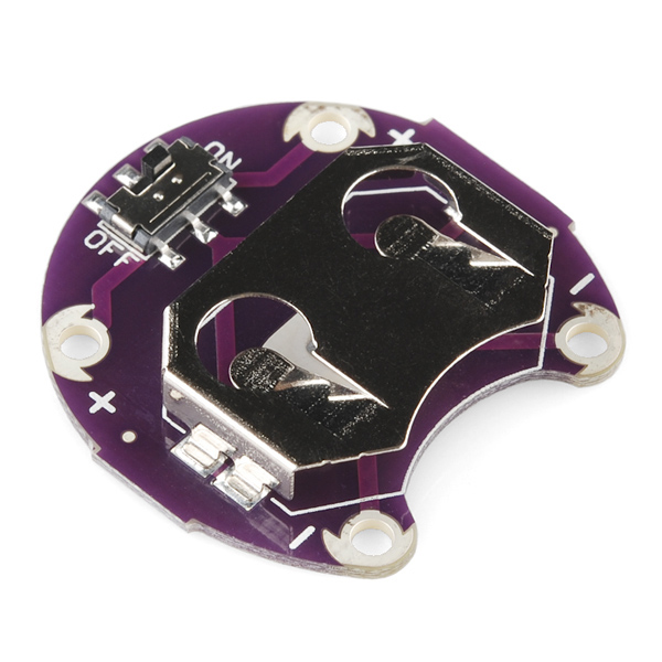 Modulo Porta Bateria CR2032 Para Arduino Lilypad