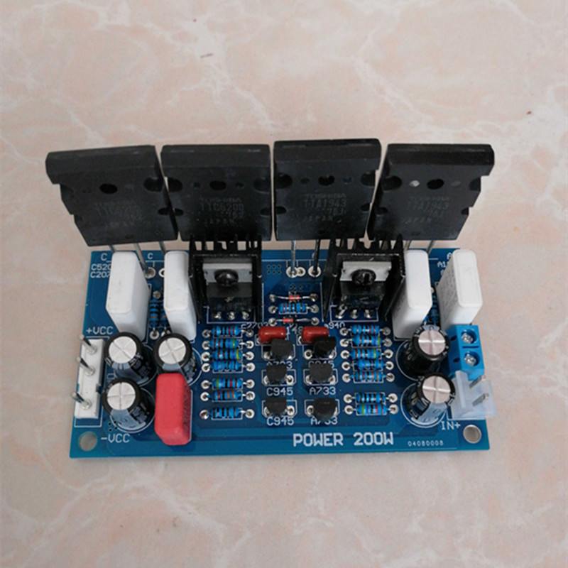 200W Modulo Amplificador Transistorizado Mono 2SA1943 2SC5200 20-45V