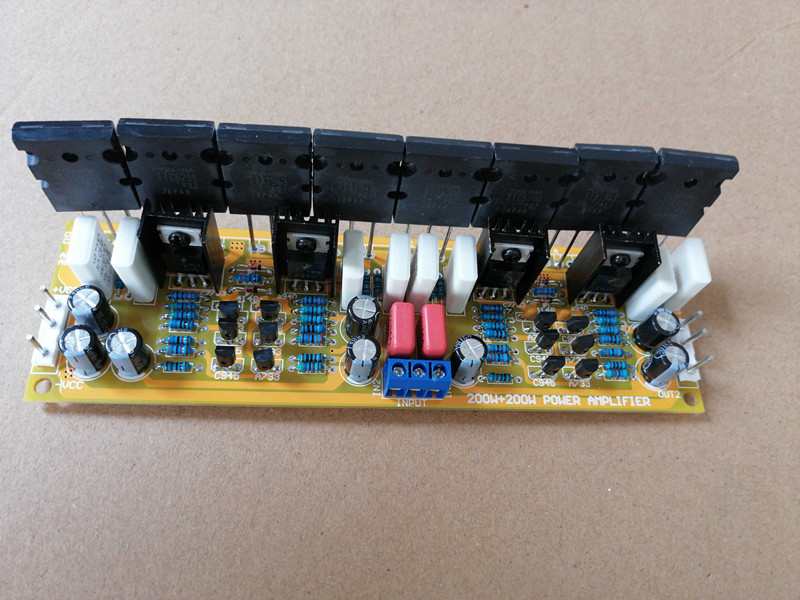 2X200W Modulo Amplificador Transistorizado Stereo 2SA1943 2SC5200