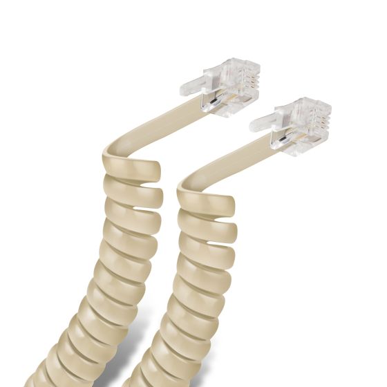 Cable Para Telefono 2.1M Steren Colocho Beige