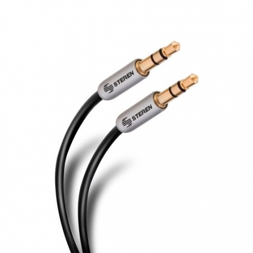 Cable Auxiliar Plug A Plug 3,5 Mm De 3,6 M, Ultradelgado Y Conectores Reforzados