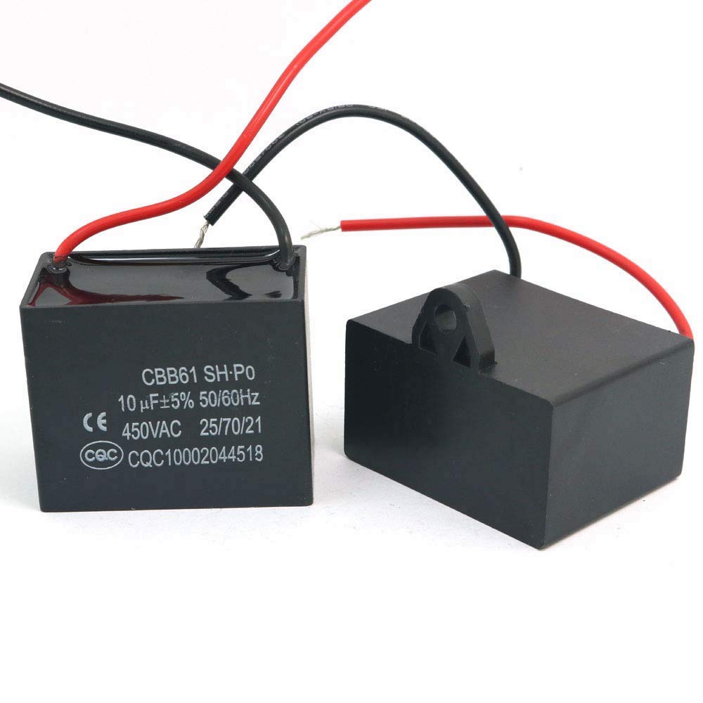 Capacitor Para Ventilador 10Uf 450V CBB61