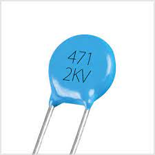 Capacitor Cerámico 471K 2kV 470pF 0.47nF 0.00047uF Azul