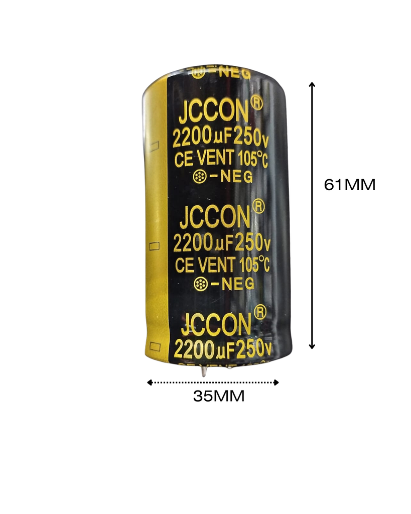 Capacitor Electrolítico 2200uF 250V 35x61mm