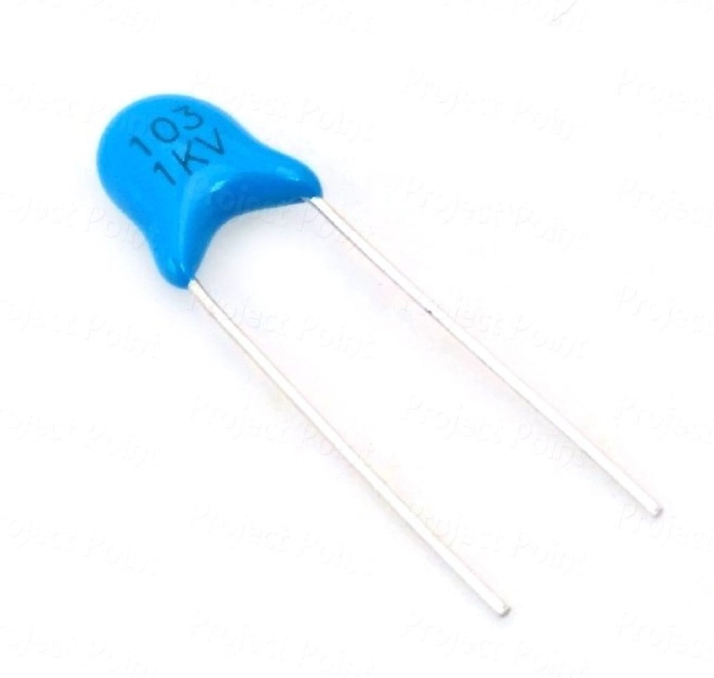 Capacitor Cerámico 103 1kV 10000pF 10nF 0.01uF Azul